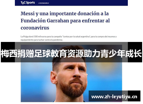 梅西捐赠足球教育资源助力青少年成长 梅西捐赠足球教育资源助力青少年成长
